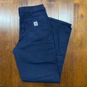 Carhartt FR Fire Resistant Navy Blue Pants 34x34